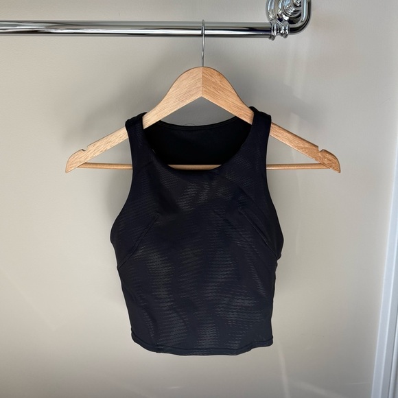 lululemon athletica Black Racerback Tank Top Invigorate Training Tank Top sz 4 - Picture 8 of 10